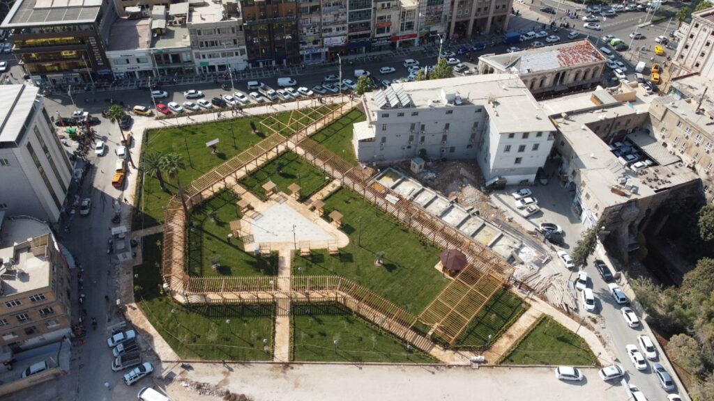 Şanlıurfa Kızılay Bahçesi için ilk etap çalışmaları sona erdi