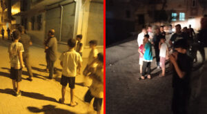 Motosikleti çalan hırsızlar öfkeli mahalleliden kurtulamadı