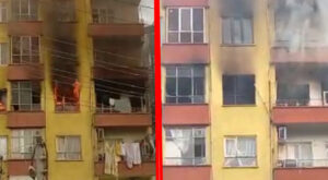 Şanlıurfa’da bir evi alevler sardı!