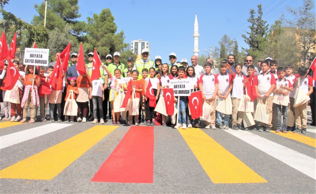 Şanlıurfa’da trafikte yaya önceliğine dikkat çekildi