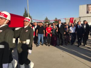Şehit asker için Şanlıurfa’da tören düzenlendi