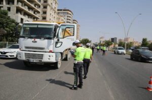 Şanlıurfa’da ağır tonajlı vasıtalara denetim