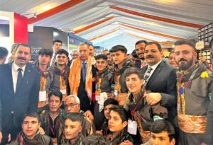 Cumhurbaşkanı Erdoğan Haliliye standını ziyaret etti