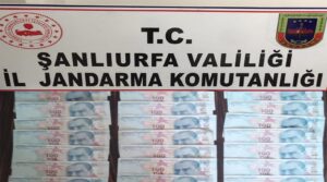 Eyyübiye’de bir evde çok sayıda sahte para ele geçirildi