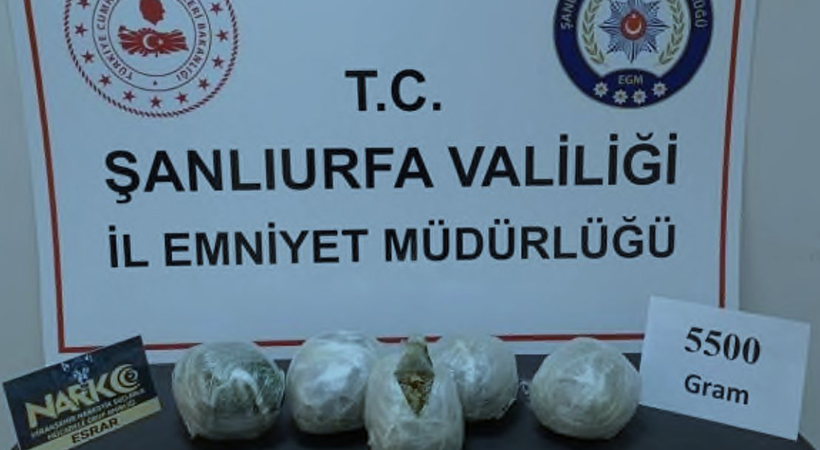 Şanlıurfa’da narkotik operasyonu 11 gözaltı