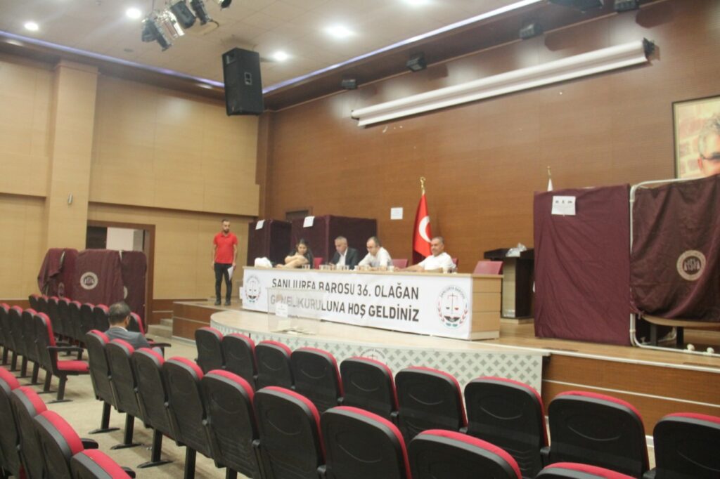 Şanlıurfa Barosu seçimlerinde oy verme işlemi başladı