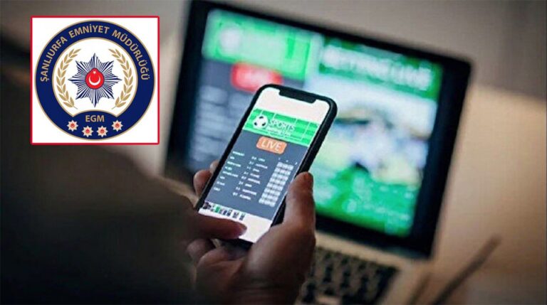 Urfa’da yasa dışı bahis operasyonu! 5 gözaltı