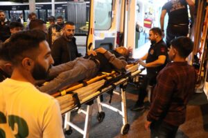 Urfa’da yolcu, vurulduğundan habersiz bindiği otobüste yere yığıldı