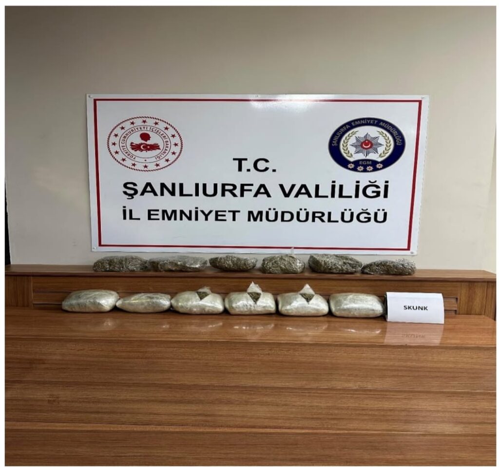 Urfa’da Durdurulan Araçta Uyuşturucu Madde Ele Geçirildi