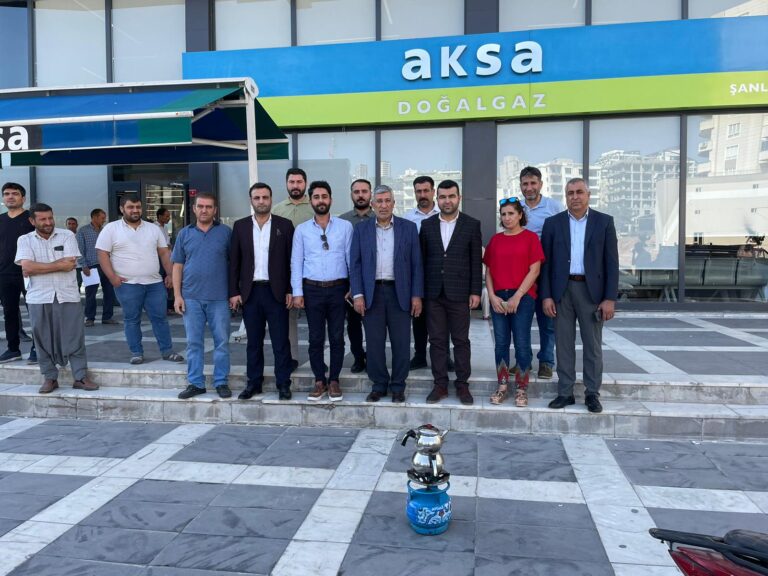 Gelecek Partisi Urfa’da Aksagaz önünde Piknik Tüpü ile Eylem Yaptı!