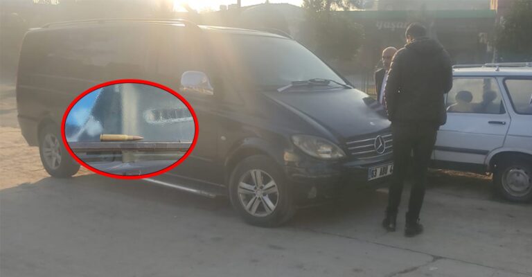 Şanlıurfa’da görevi teslim alacak başkanın aracına mermi bırakıldı!