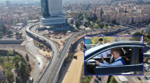 Abide Kavşağı’nda İpekyol Viyadüğü araç kullanımına açıldı