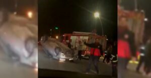 Şanlıurfa’da Araç takla attı! 2 Yaralı