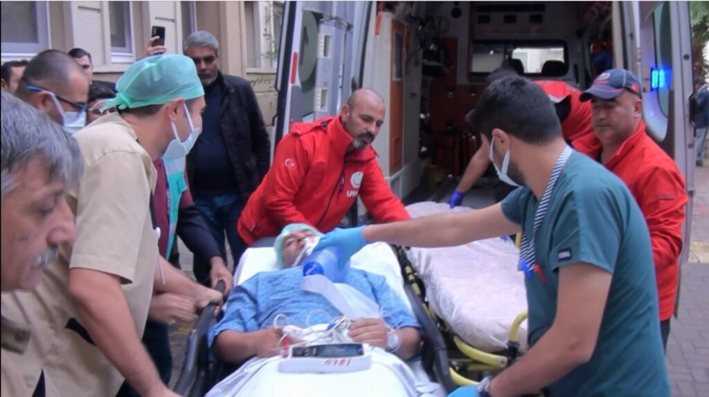 Balıklıgöl Devlet Hastanesinde Gerçeği aratmayan deprem ve yangın tatbikatı