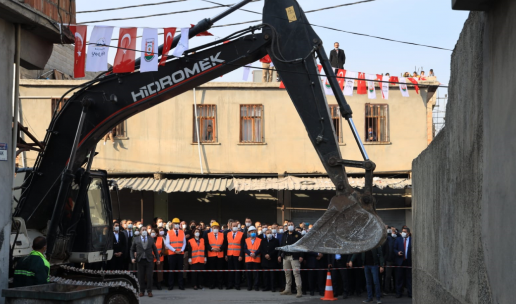 Şanlıurfa’da ‘Kültür ve Turizm Yolu’ projesinde yıkım işlemleri sona yaklaştı