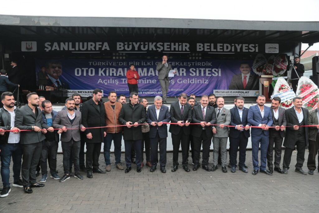 Şanlıurfa’da Oto Kiralamacılar Sitesinin açılışı yapıldı