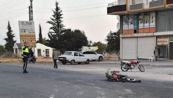 Şanlıurfa’da otomobil ile motosiklet çarpıştı! Yaralı var