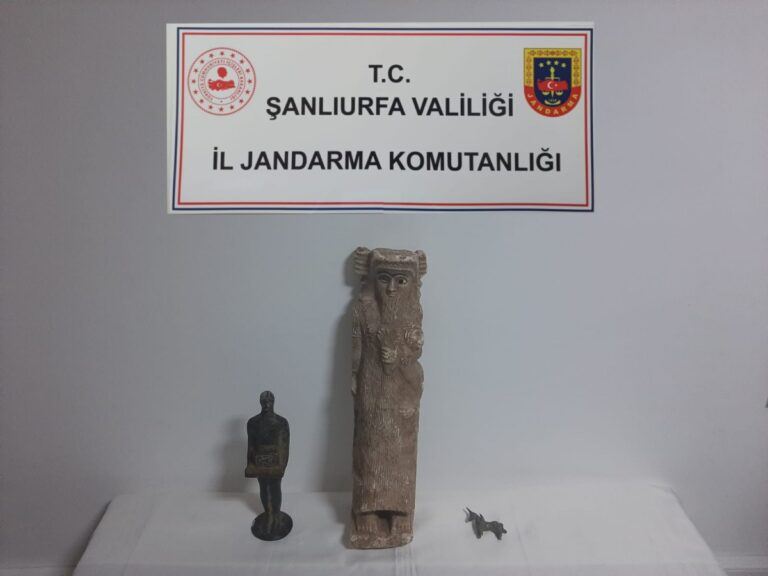 Şanlıurfa’da tarihi eser kaçakçılarına operasyon! 2 gözaltı