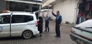 Siverek’te zabıtadan dilencilere yasal işlem