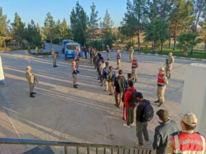 Suruç’ta jandarmanın denetiminde 24 düzensiz göçmen yakalandı