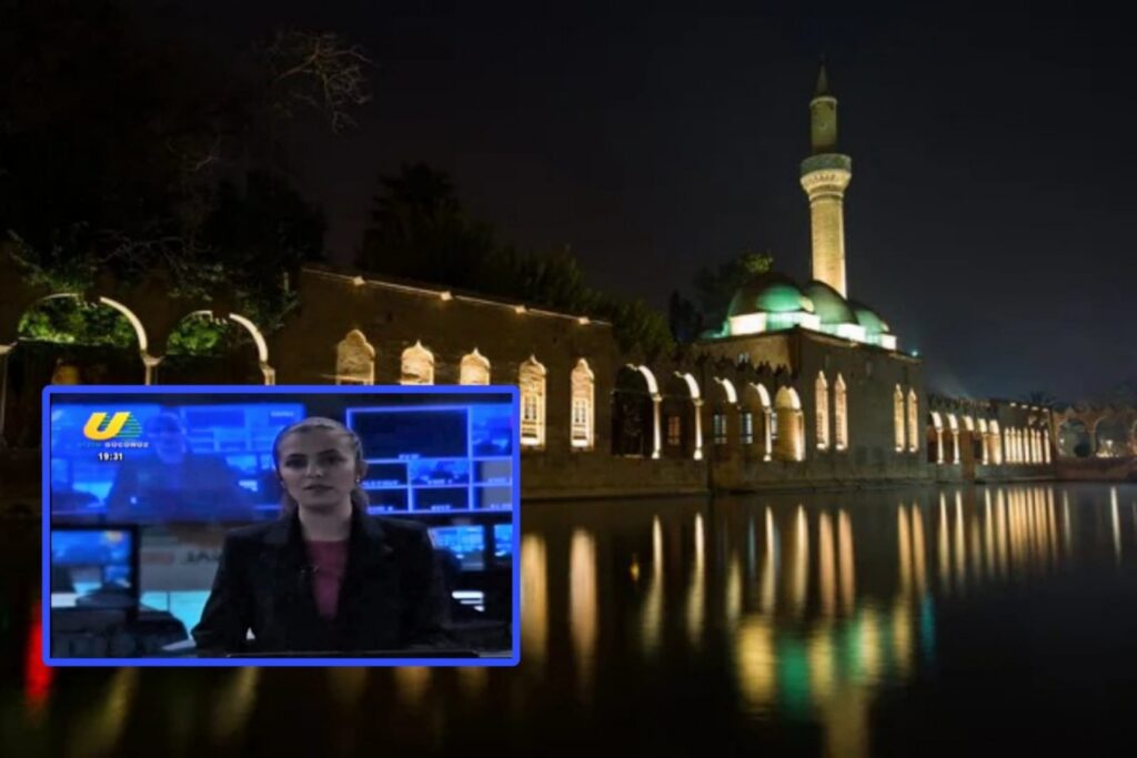 Şanlıurfa Tepki amaçlı karanlık stüdyodan yayın yaptılar
