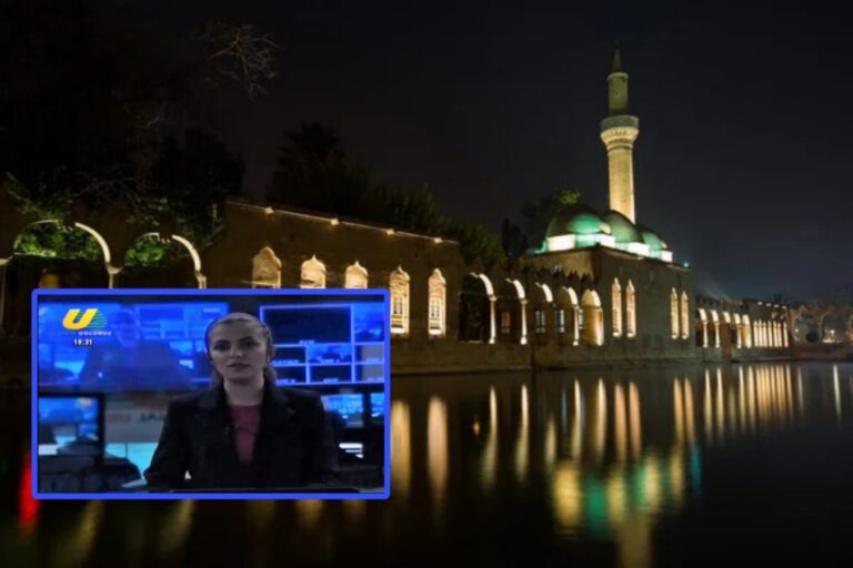 Şanlıurfa Tepki amaçlı karanlık stüdyodan yayın yaptılar