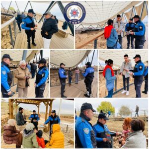 Urfa’da dolandırıcılara karşı broşür dağıtıldı