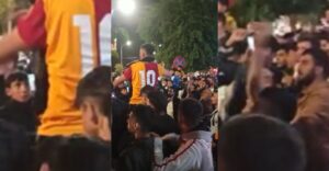 Urfa’da GS’li taraftarlar sokağa döküldü