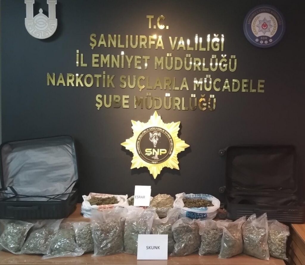 Şanlıurfa’da uyuşturucu operasyonu!