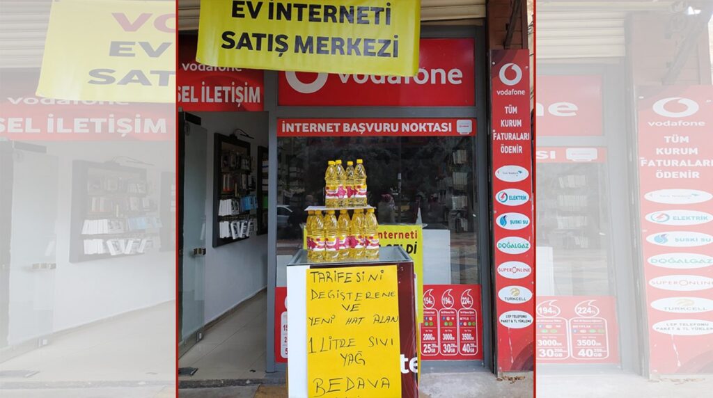 Urfa’da yeni hat alana 1 litre sıvı yağ hediye