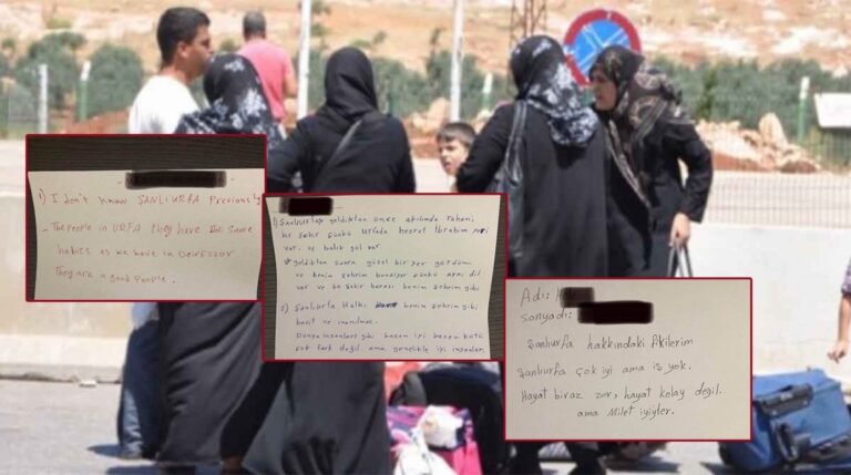 Şanlıurfa’daki Suriyeliler şehre yönelik fikirlerini yazdı