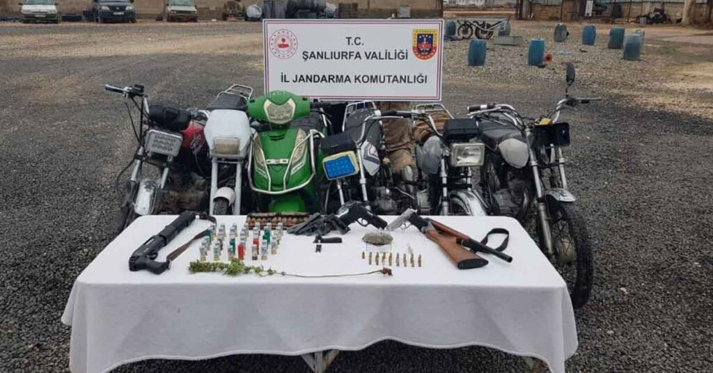 Şanlıurfa’da 6 çalıntı motosiklet ele geçirildi!