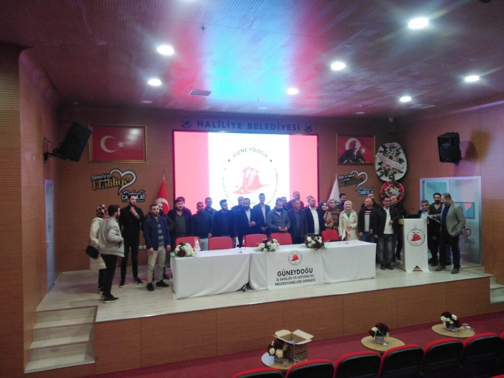 Şanlıurfa’da İş Güvenliği uzmanları Dernek Çatısı altında buluştu