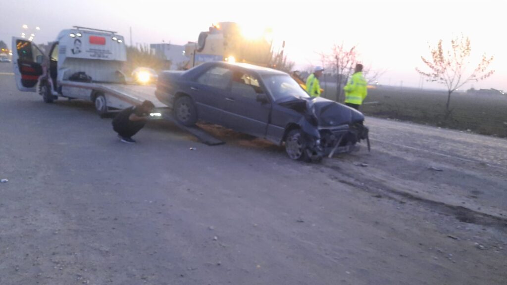 Akçakale’de trafik kazası!