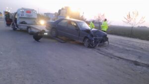 Akçakale’de trafik kazası!