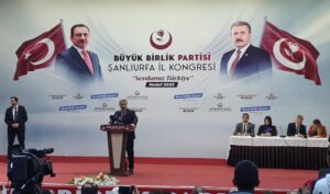 BBP Şanlıurfa İl Kongresi’nde Sabri Cavcı güven tazeledi