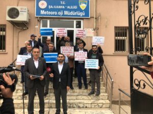 Büro Memur-Sen’den Şanlıurfa Meteoroloji Müdürlüğü önünde eylem