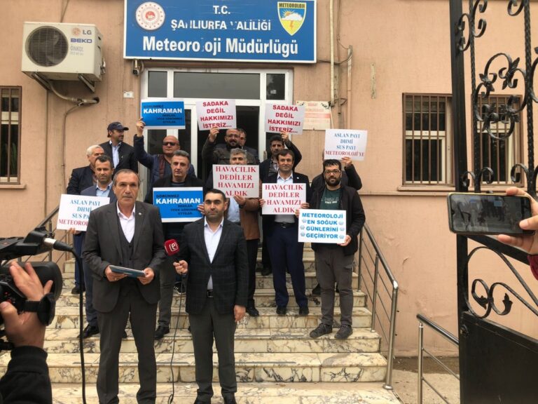 Büro Memur-Sen’den Şanlıurfa Meteoroloji Müdürlüğü önünde eylem