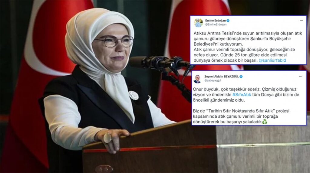 Emine Erdoğan’dan Şanlıurfa Büyükşehir Belediyesi’ne kutlama mesajı