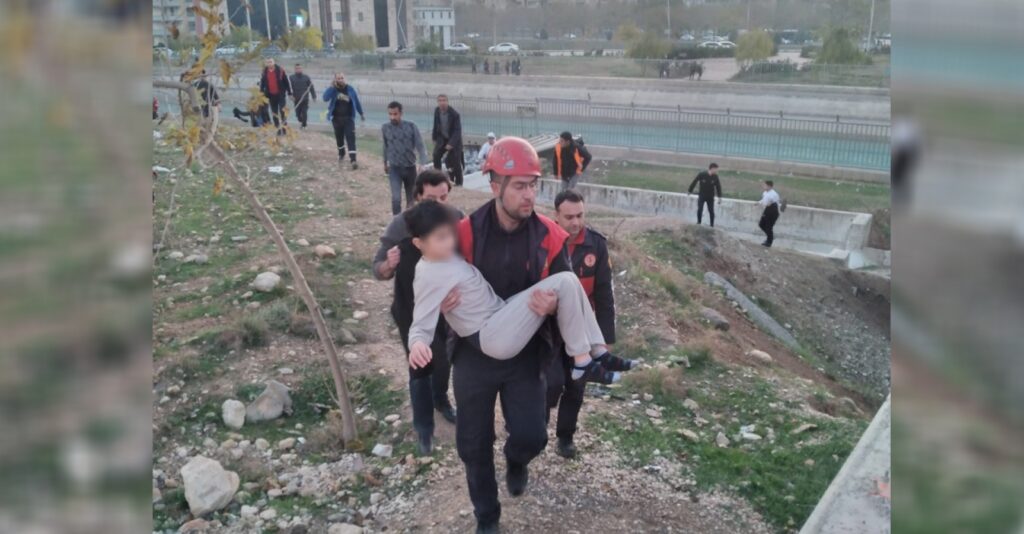 Şanlıurfa’da Kanala düştüğü iddia edilen çocuk kurtarıldı!