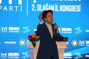 Akşener Şanlıurfa’da partisinin il kongresinde konuştu: “Mayıslar bizimdir, yaşasın hürriyet, kahrolsun istibdat”