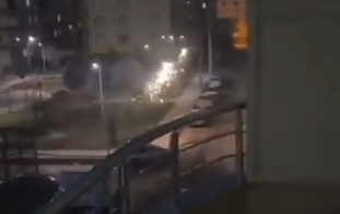 Ceylanpınar’da kablolar önce alev aldı, sonra patladı