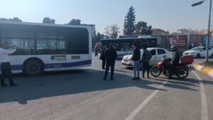 Şanlıurfa’da maddi hasarlı kaza!