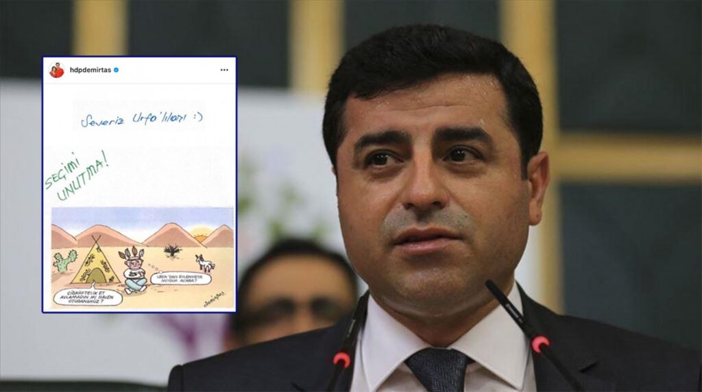 Selahattin Demirtaş’tan Urfa paylaşımı