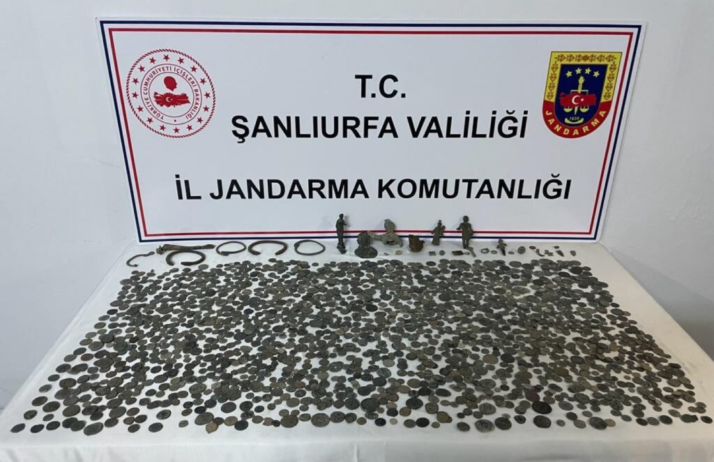 Urfa’da Bizans ve Roma dönemine ait tarihi eserler ele geçirildi