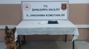 Urfa’da jandarma, yolcu otobüsünde uyuşturucu ele geçirdi