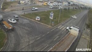 Urfa’daki kazalar mobese kamerasında