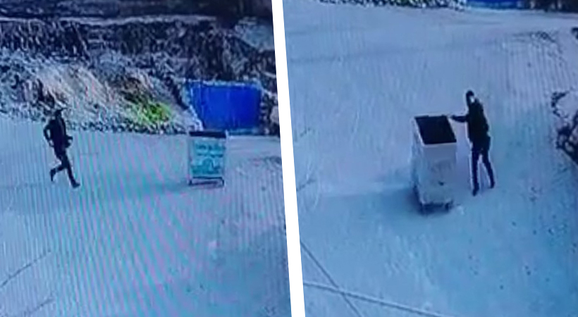 Şanlıurfa’da Bir anda hareket etti, duyarlı vatandaş siper oldu!