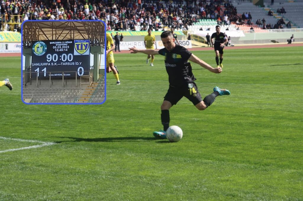 Şanlıurfaspor Deprem sonrası ilk maçında gol oldu yağdı
