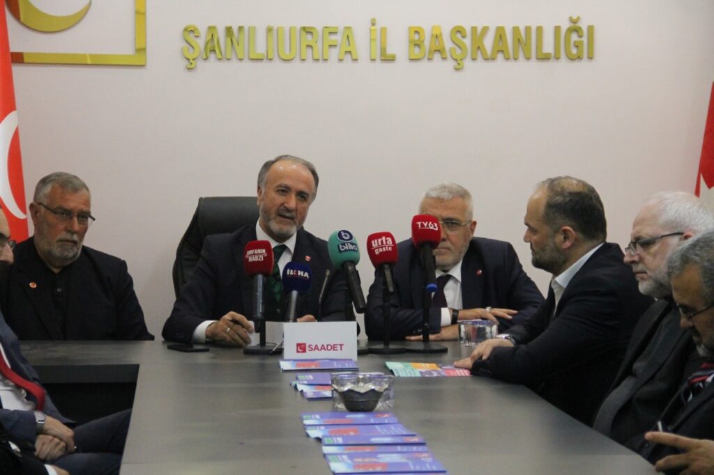 Saadet Partisi heyeti selin vurduğu Şanlıurfa’da
